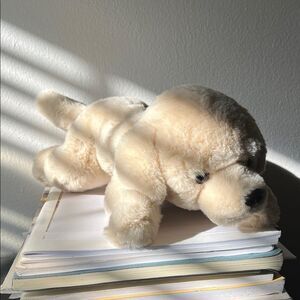 FAO Schwarz Plush Puppy Dog Stuffed Animal Soft Toy